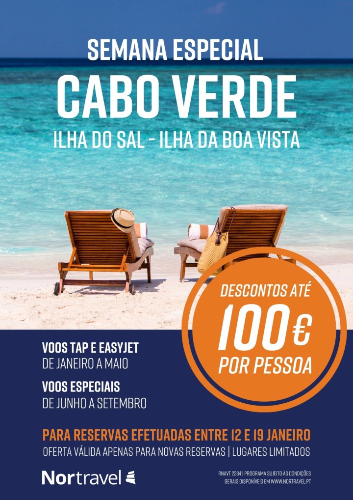 Semana Especial Cabo Verde: Reserve já e poupe até 100€!